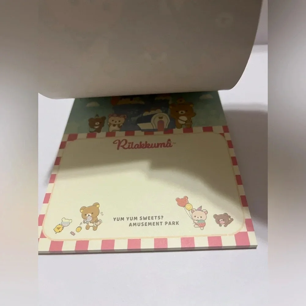 Rilakkuma Amusement Park Dessert Themed Memo Pad